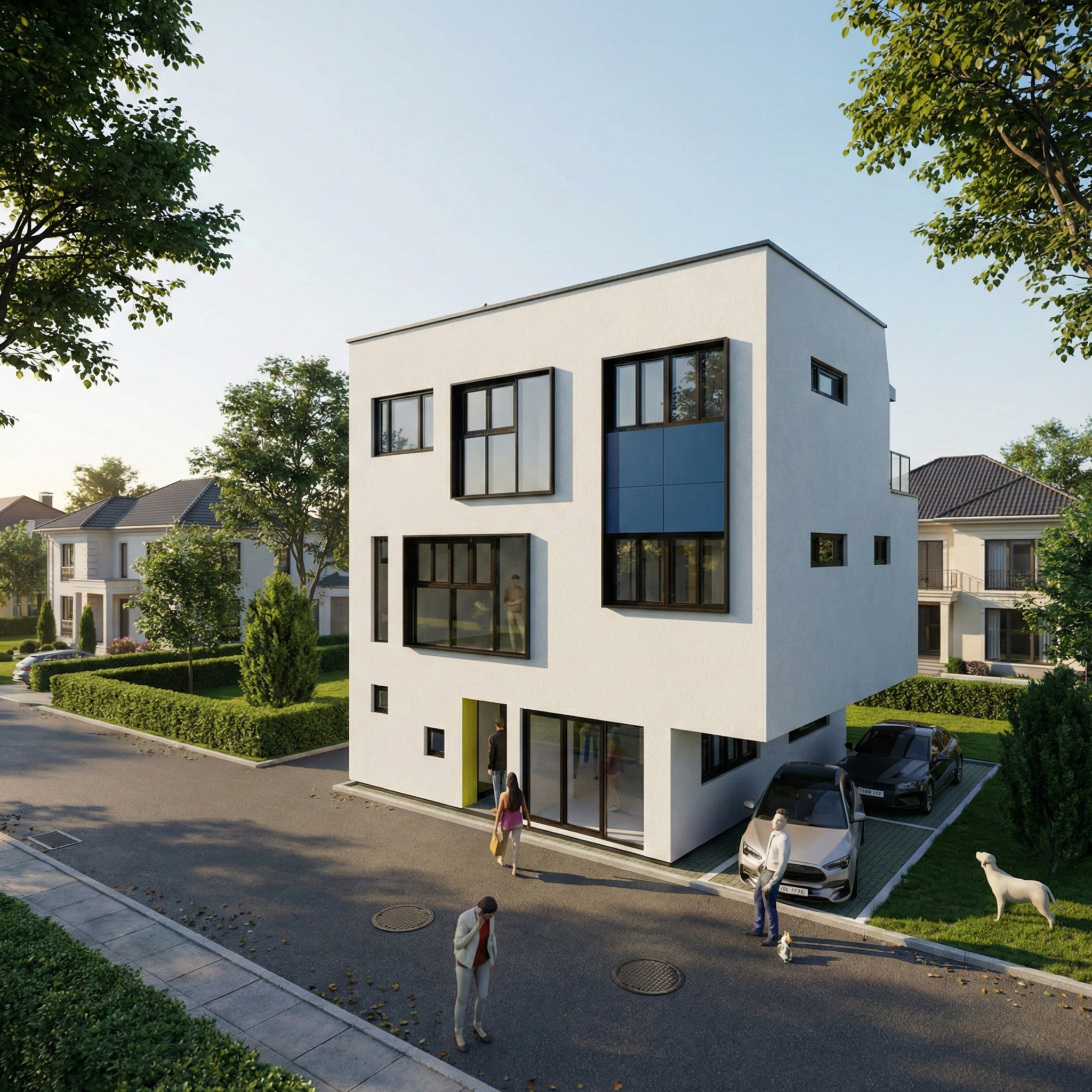 수익형 상가주택 건축 설계 완공 사례 - 수디자인